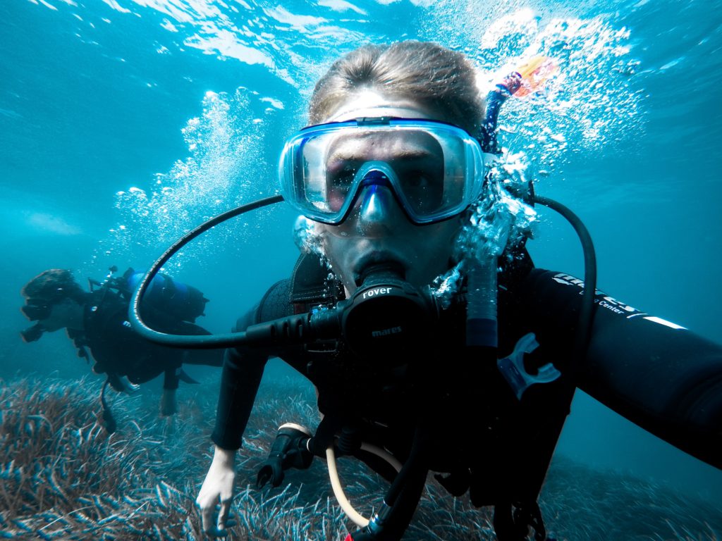 Diving reduces headache